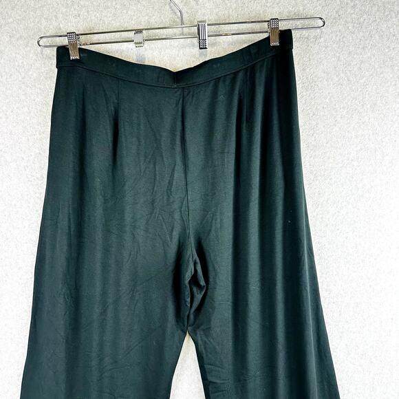 New J. Jill Womans 2X Wide Leg Pleated Pants Black Wearever Collection Pull On - Picture 5 of 9